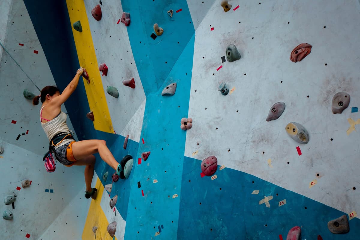 Indoor climbing